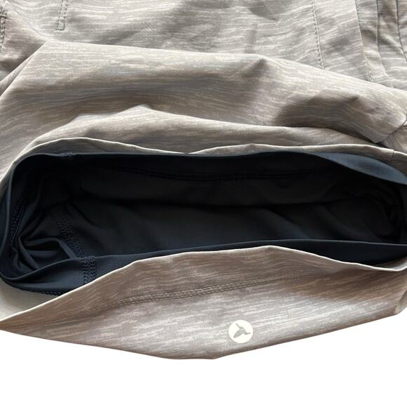 Birddogs Men’s Large 7” Inseam Light Gray Athletic Shorts Dark Blue Lined - Picture 4 of 5